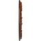 Ekena Millwork Ribbon with Bow Medallion (Canopies up to 7 1/2"), 12 1/4"OD x 7 1/2"ID x 7/8"P, Burnished Mahogany CM12RIBMC - alternate 2